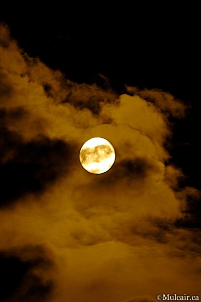 Cloudy Moon